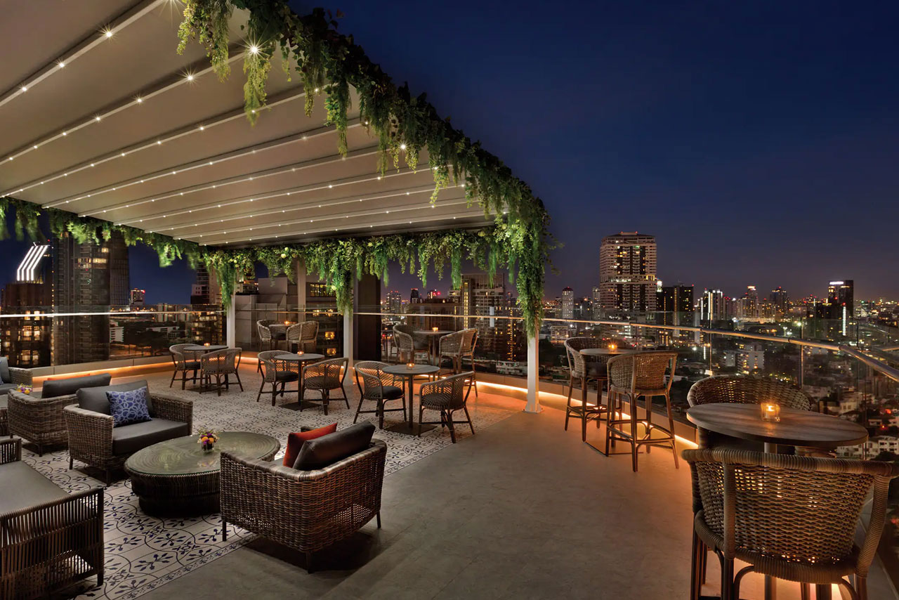 AIRE Bar rooftop in Phrom Phong / Sukhumvit, Bangkok