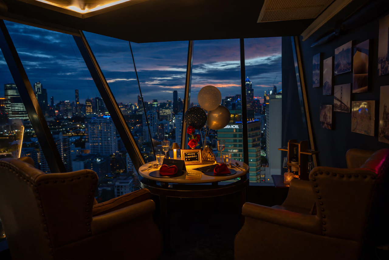 Axis & Spin Rooftop Restaurant & Bar rooftop bar in Asoke, Bangkok