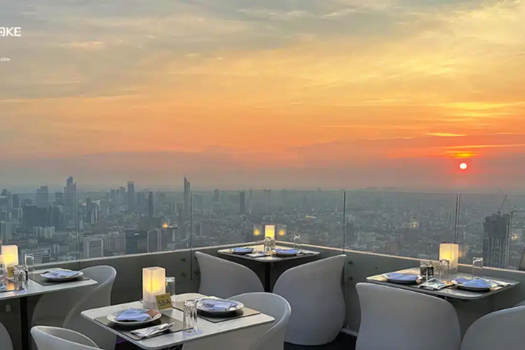 The Roof Top Bar (Baiyoke Sky Hotel) rooftop in Pratunam, Bangkok