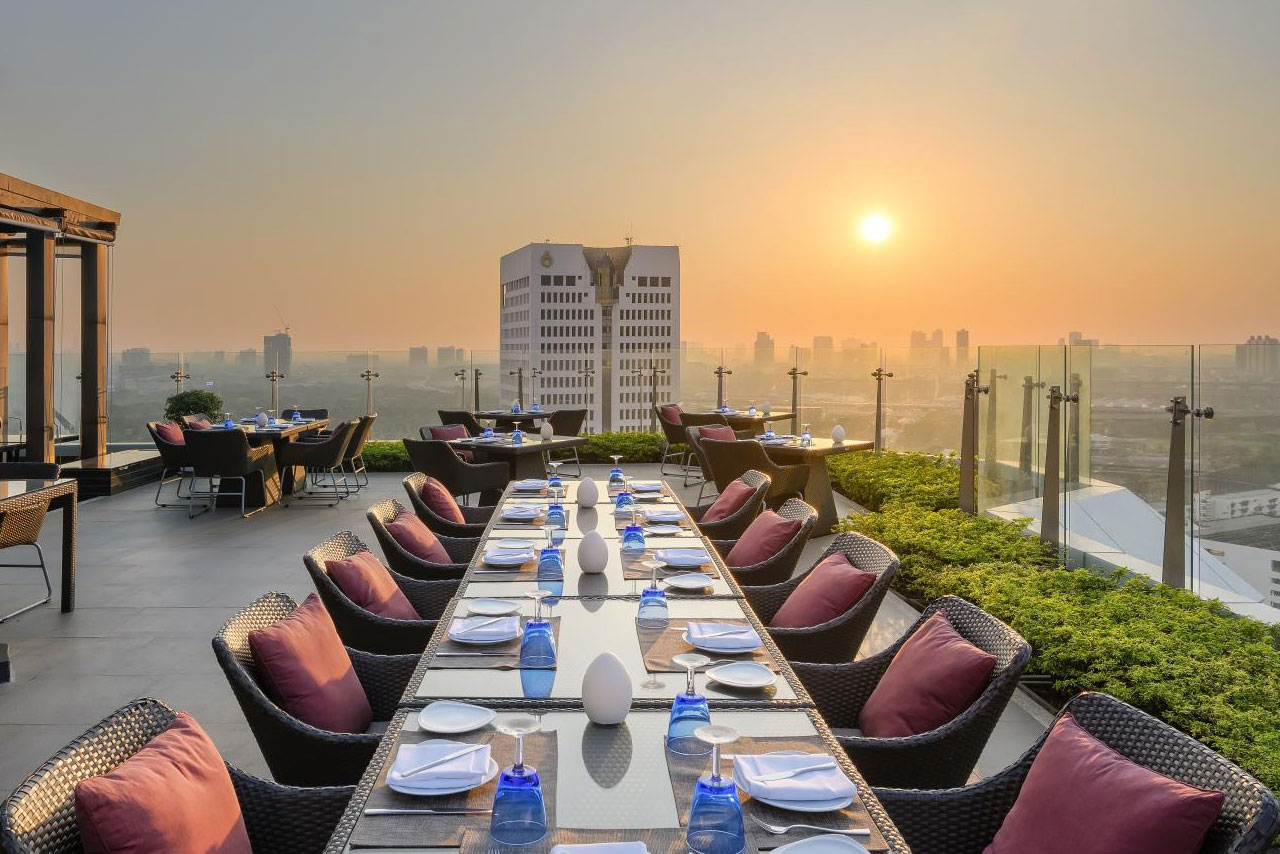Blue Sky Rooftop Bar rooftop in Ladprao, Bangkok