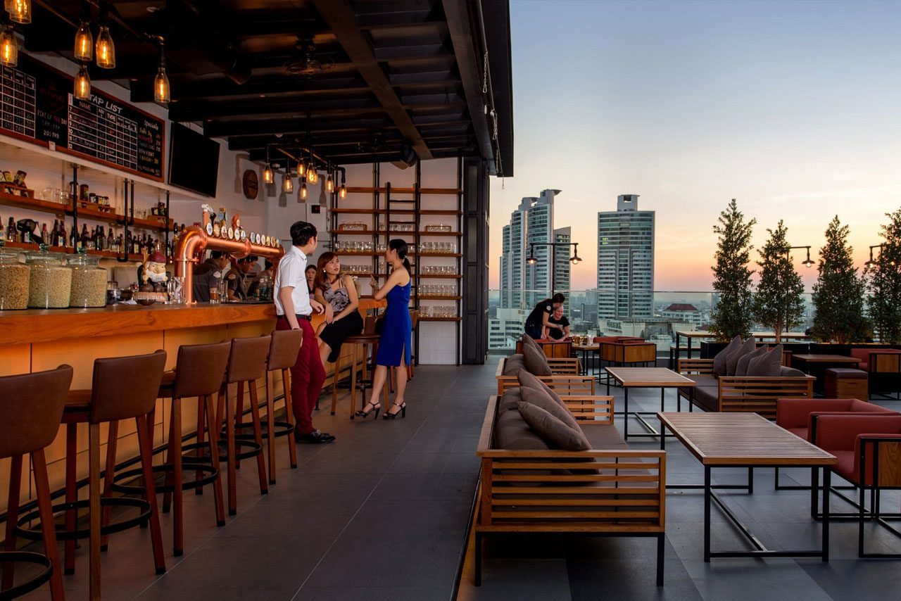 Brewski Rooftop Bar rooftop in Asoke / Sukhumvit, Bangkok