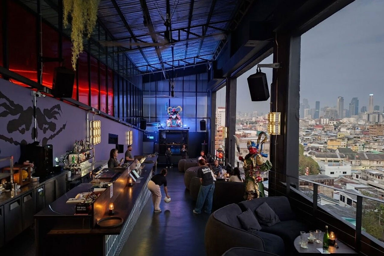 HANNIBAL Hidden Rooftop Bar rooftop bar in Chinatown / Yaowarat, Bangkok