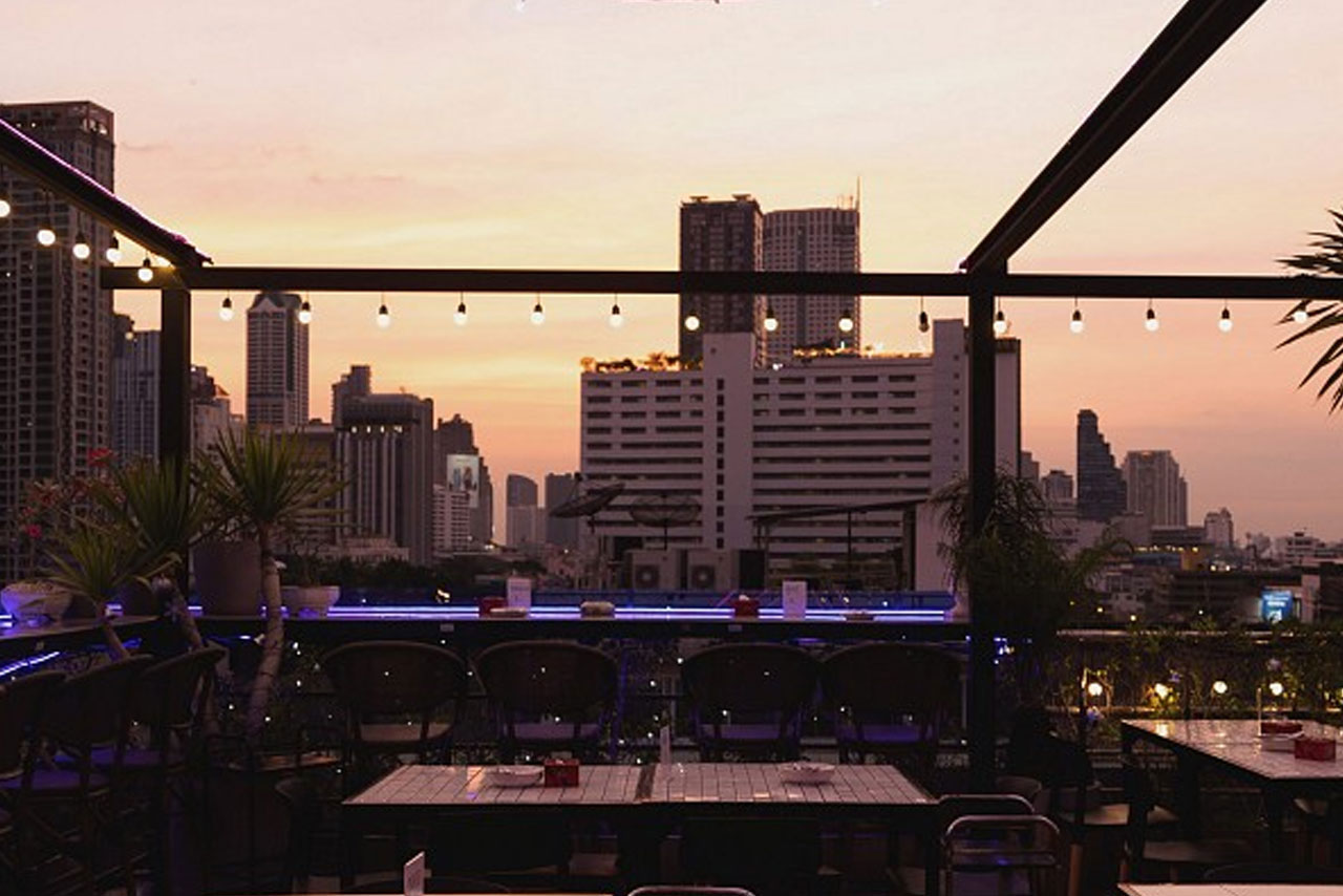 Heaven Rooftop Bar & Lounge rooftop bar in Silom / Surawong, Bangkok