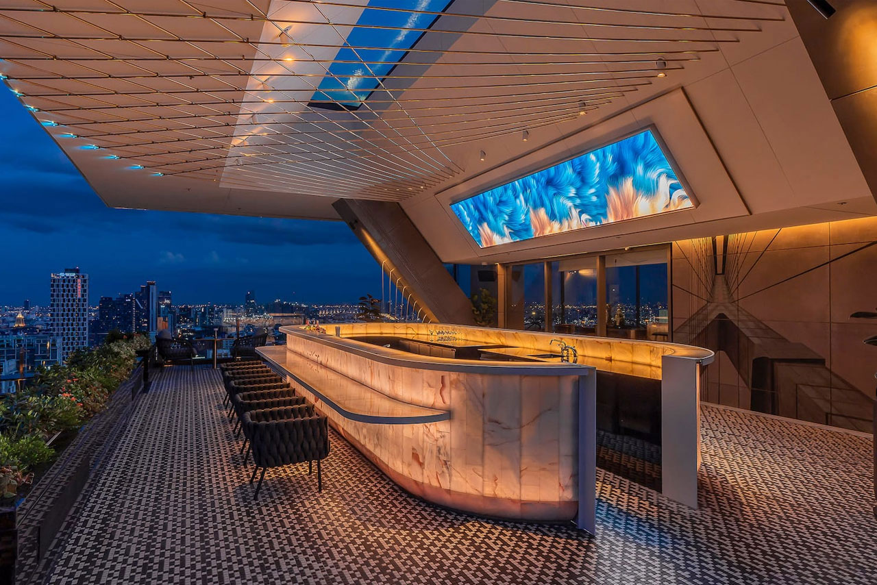LUZ Bangkok Tapas Bar rooftop in On Nut, Bangkok