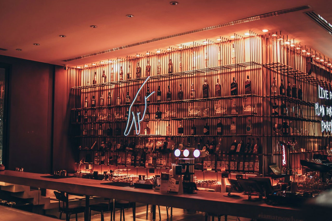 Nowhere rooftop bar in Ekkamai, Bangkok