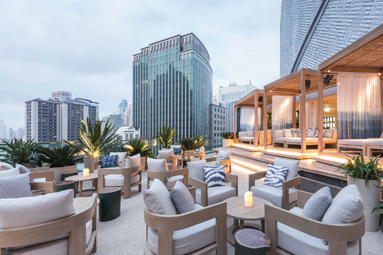 SIWILAI City Club rooftop bar in Ploenchit, Bangkok