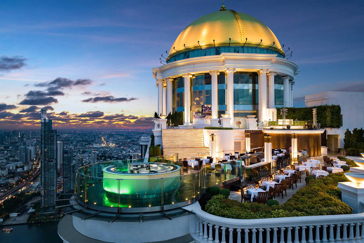 Sky Bar rooftop in Silom, Bangkok