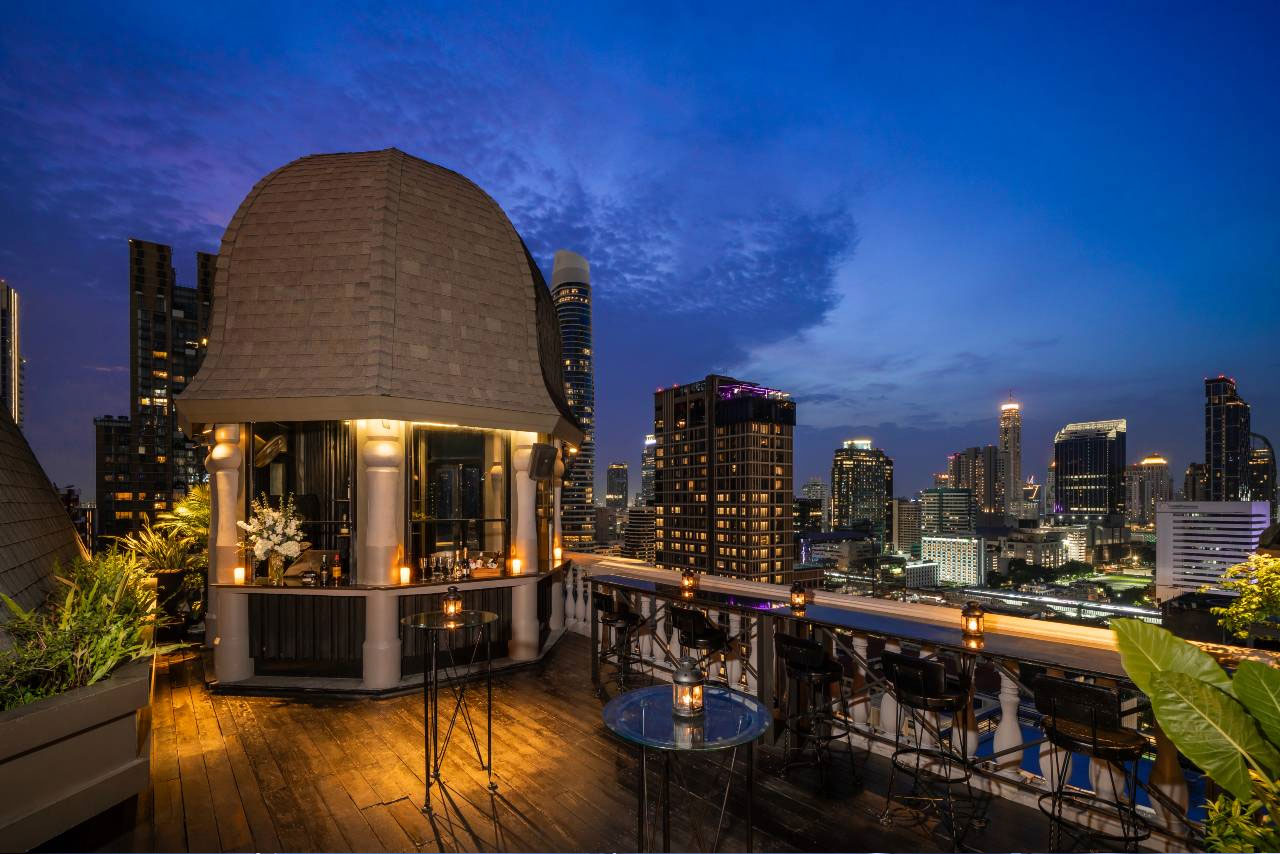 The Speakeasy Rooftop Bar rooftop in Chidlom / Langsuan, Bangkok